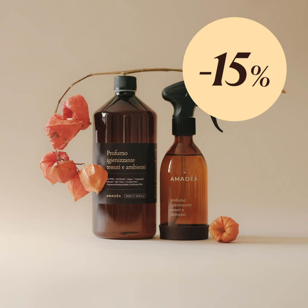 Kit Profumo "Classic" igienizzante tessuti e ambienti 300ml + 1 Litro