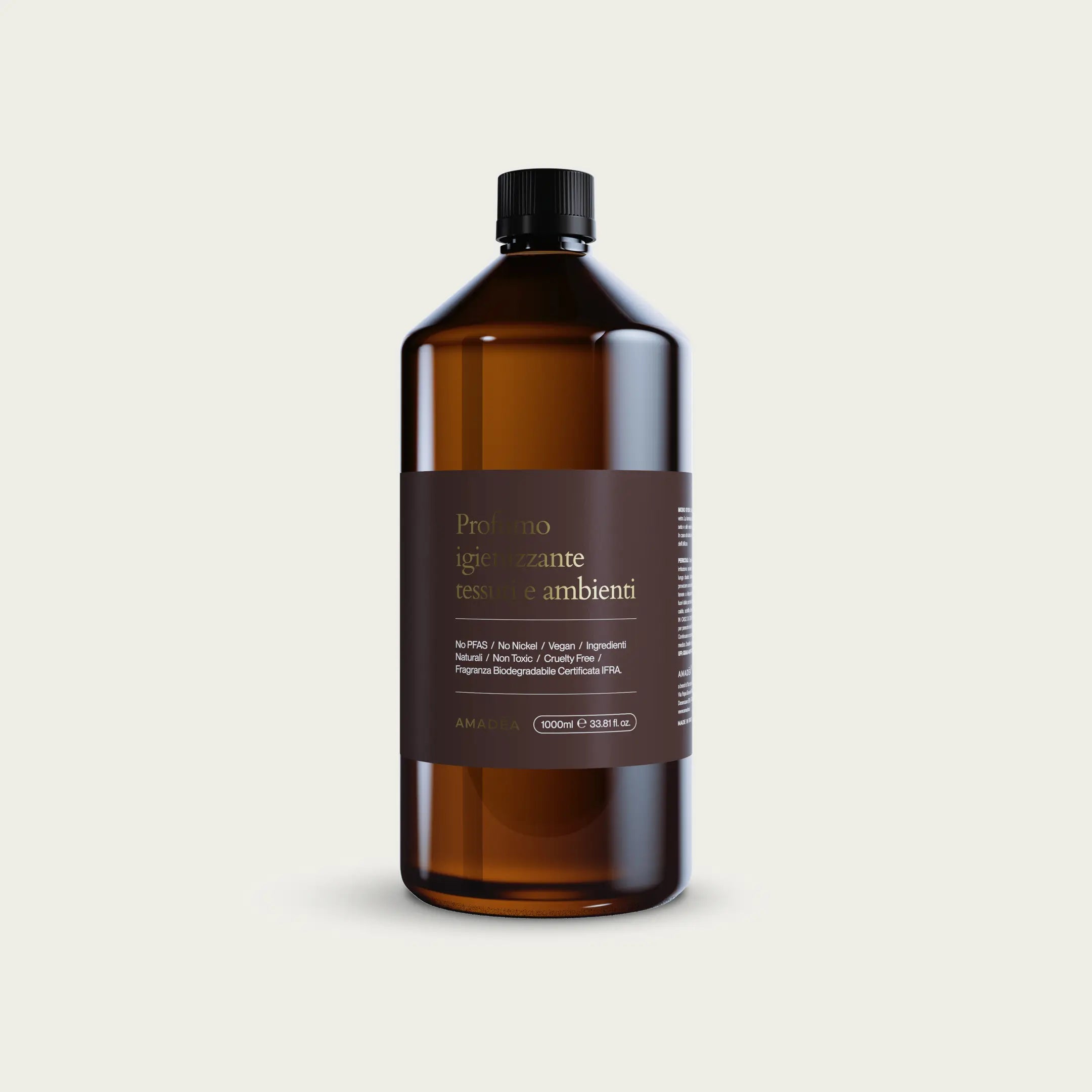 Profumo "Classic" igienizzante tessuti e ambienti - Ricarica da 1L