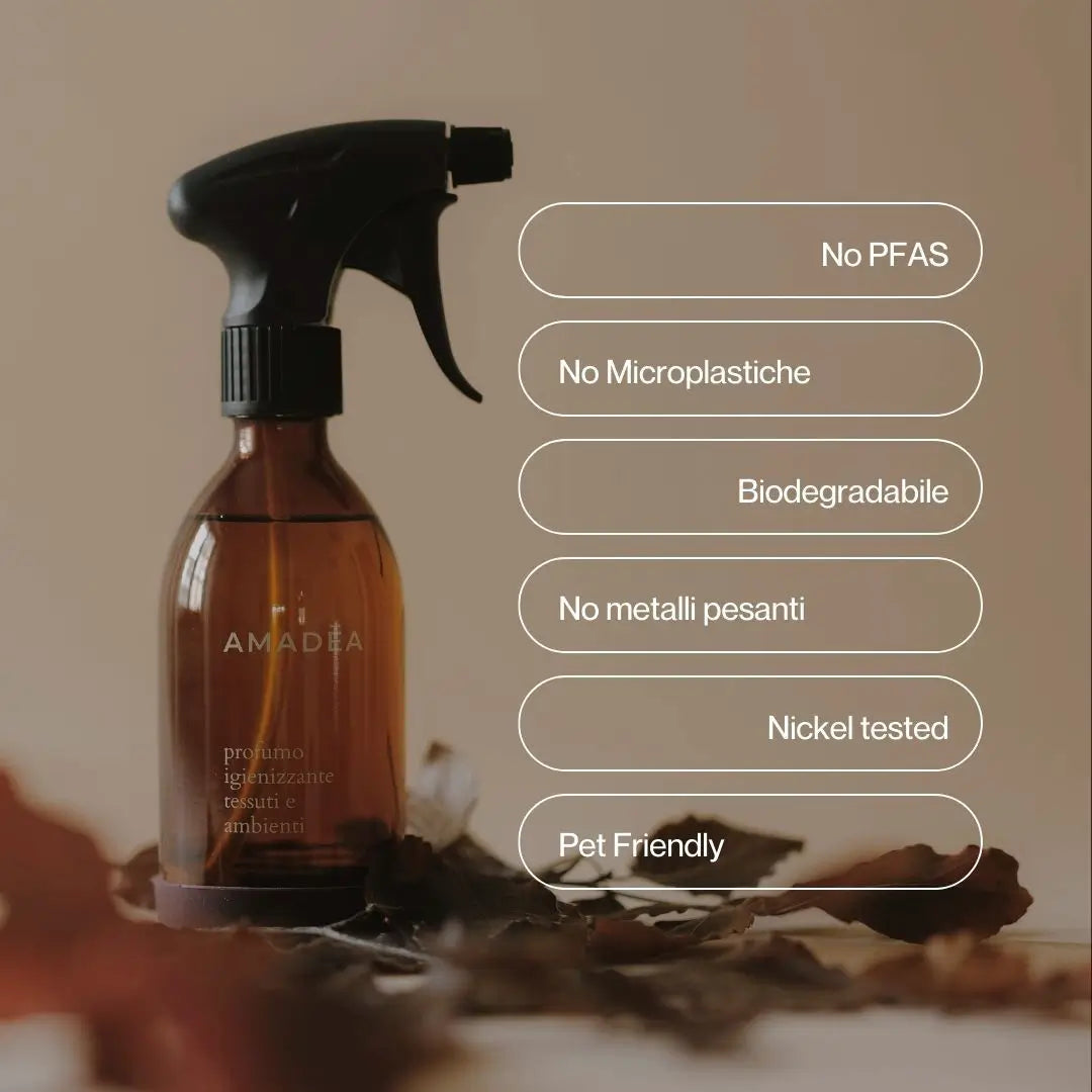 Profumo "Dolcezza" igienizzante tessuti e ambienti 300ml