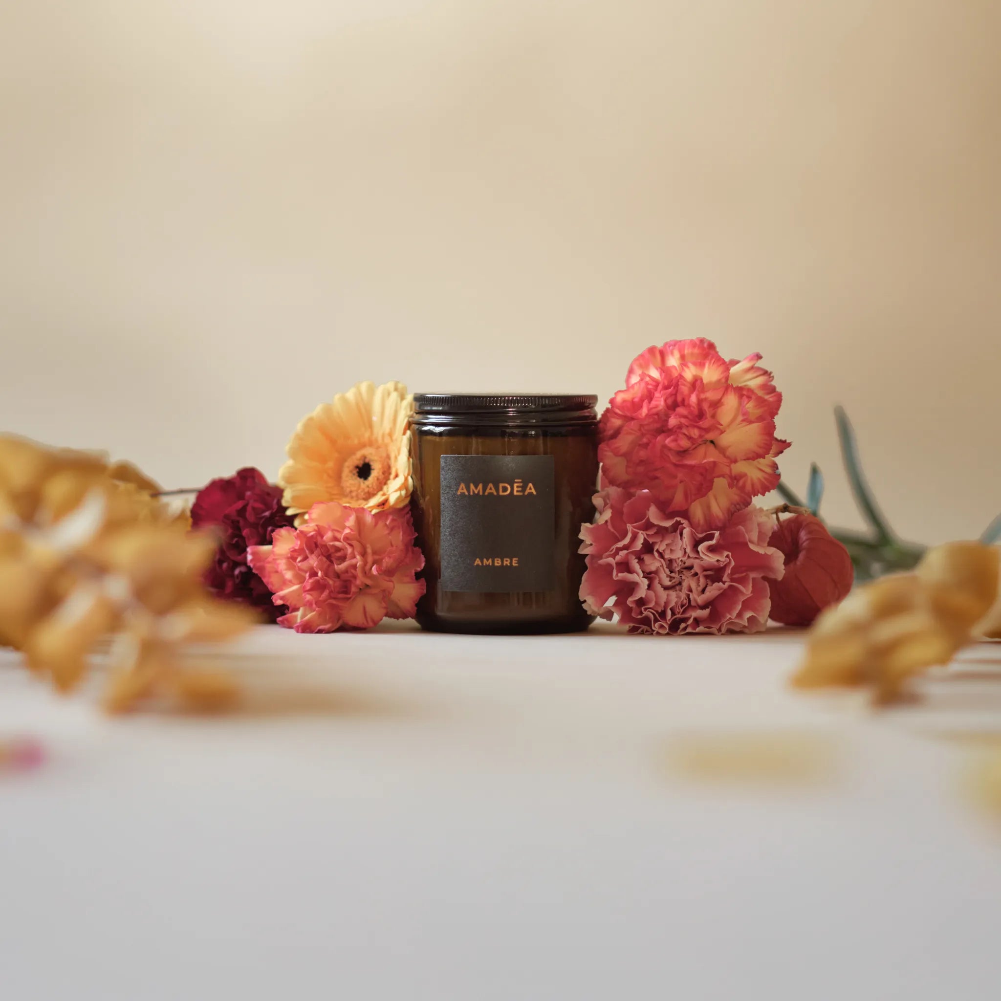 Candela "Ambrè" - profumata e mangiaodori