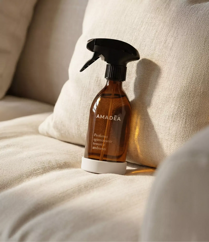 Profumo "Cotone di Camelia" igienizzante tessuti e ambienti 300ml AMADĒA HOME