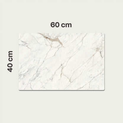 Tagliere Golden White Satin - Opaco - 40x60cm