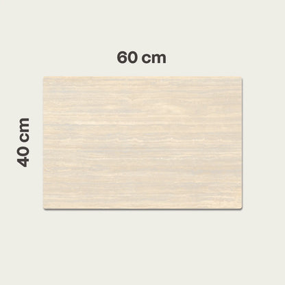 Tagliere Travertino Classico Satin - Crema/Opaco - 40x60cm