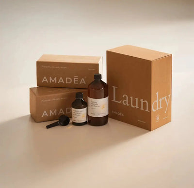Kit Laundry Cotone di Camelia AMADĒA HOME