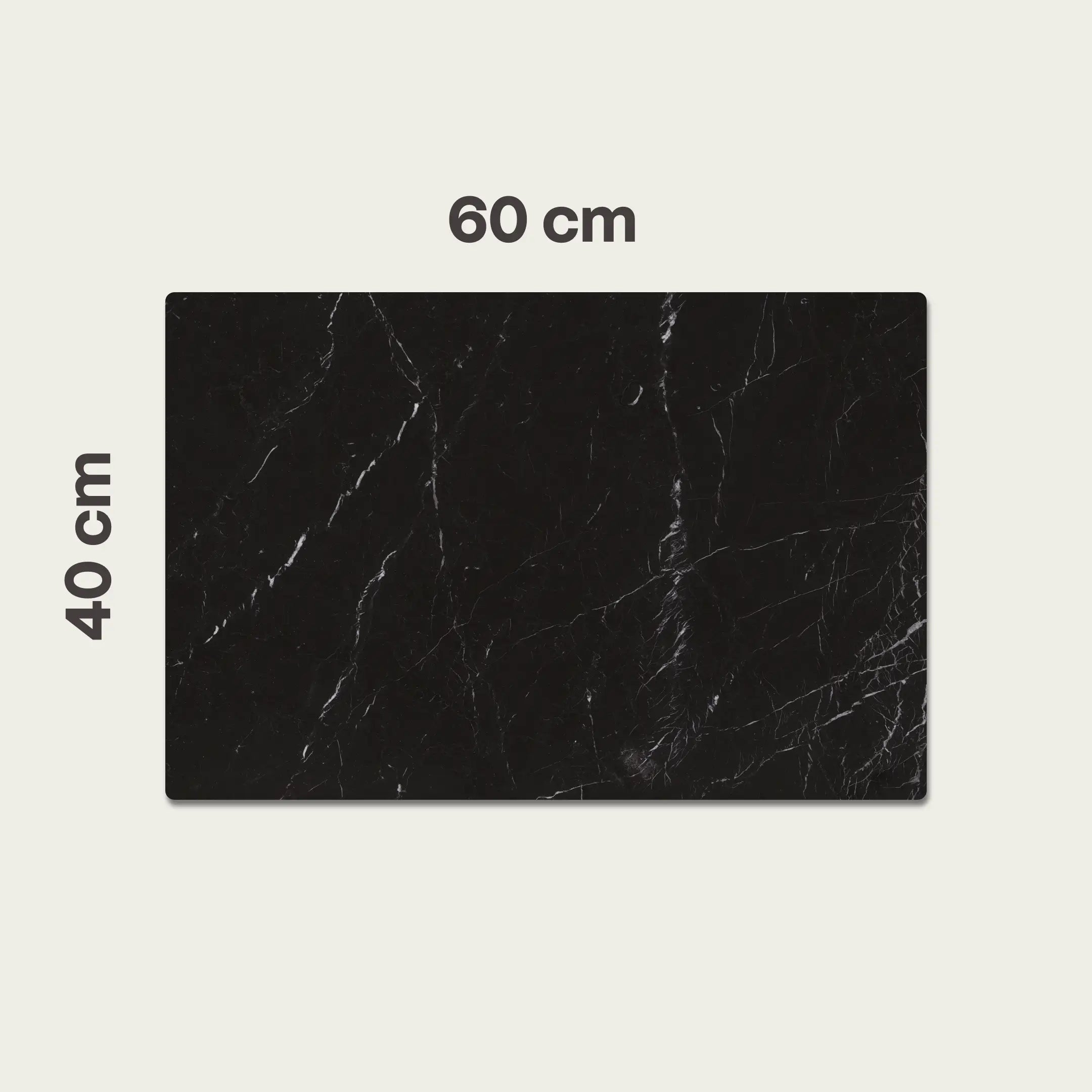 Tagliere Elegant Black Satin - Opaco - 40x60cm