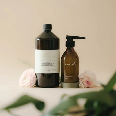 Kit Detergente piatti e stoviglie 300ml + 1 Litro AMADĒA HOME