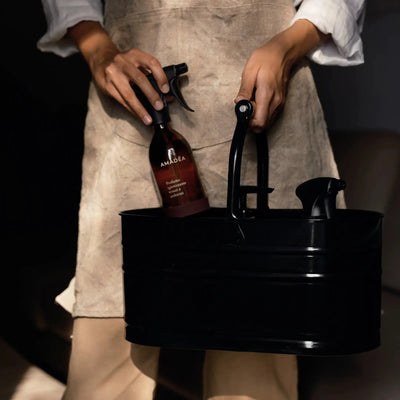 Caddy Nero - Cestello porta prodotti per la pulizia AMADĒA HOME