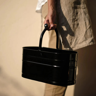 Caddy Nero - Cestello porta prodotti per la pulizia AMADĒA HOME