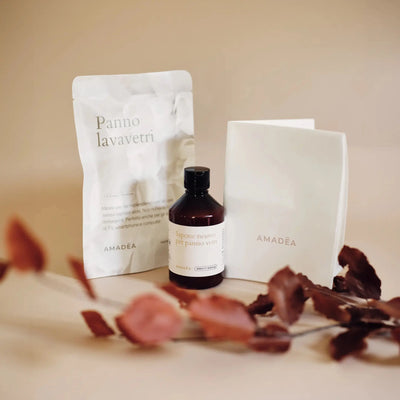Kit Vetri: Panno + Sapone Neutro AMADĒA HOME